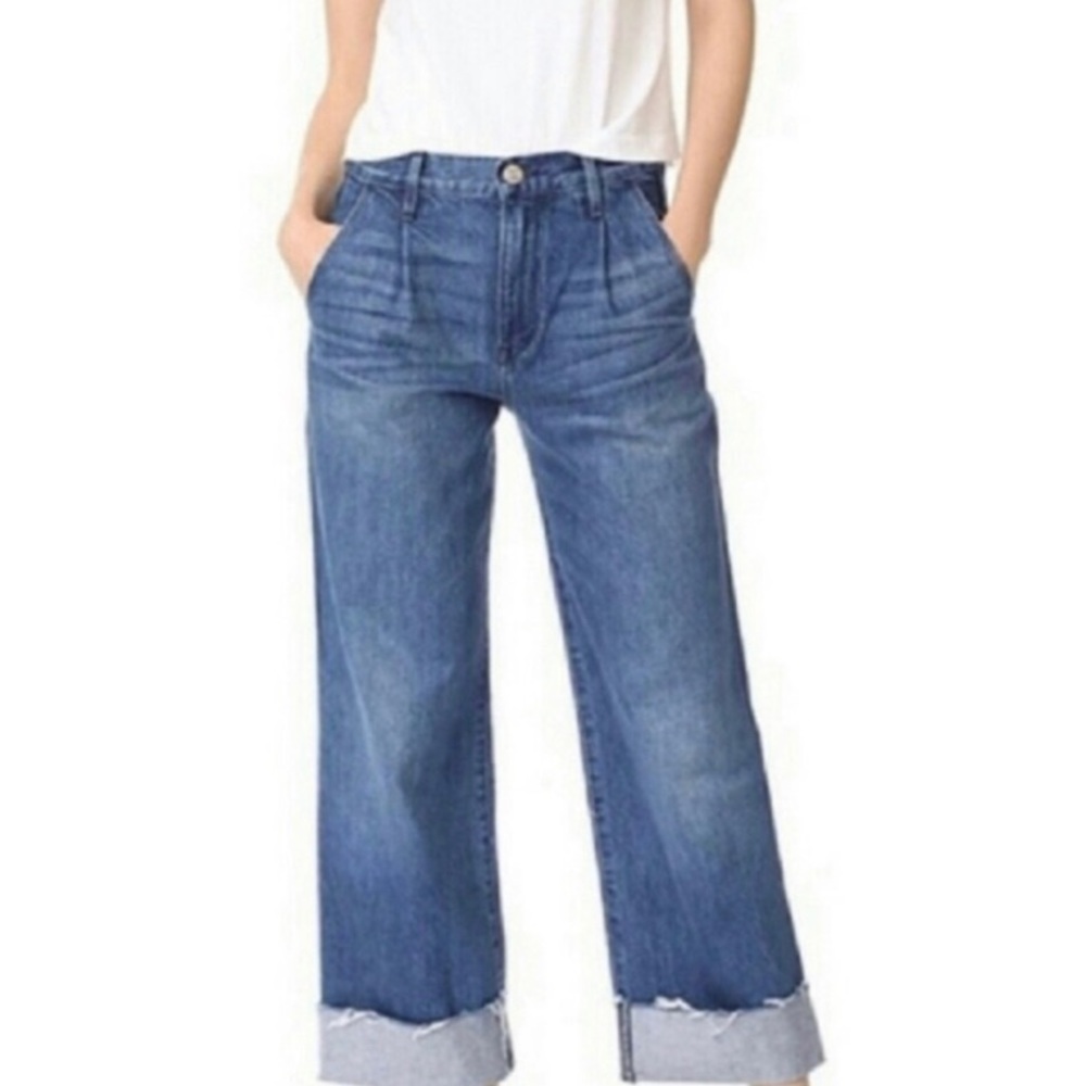 Wide leg jeans